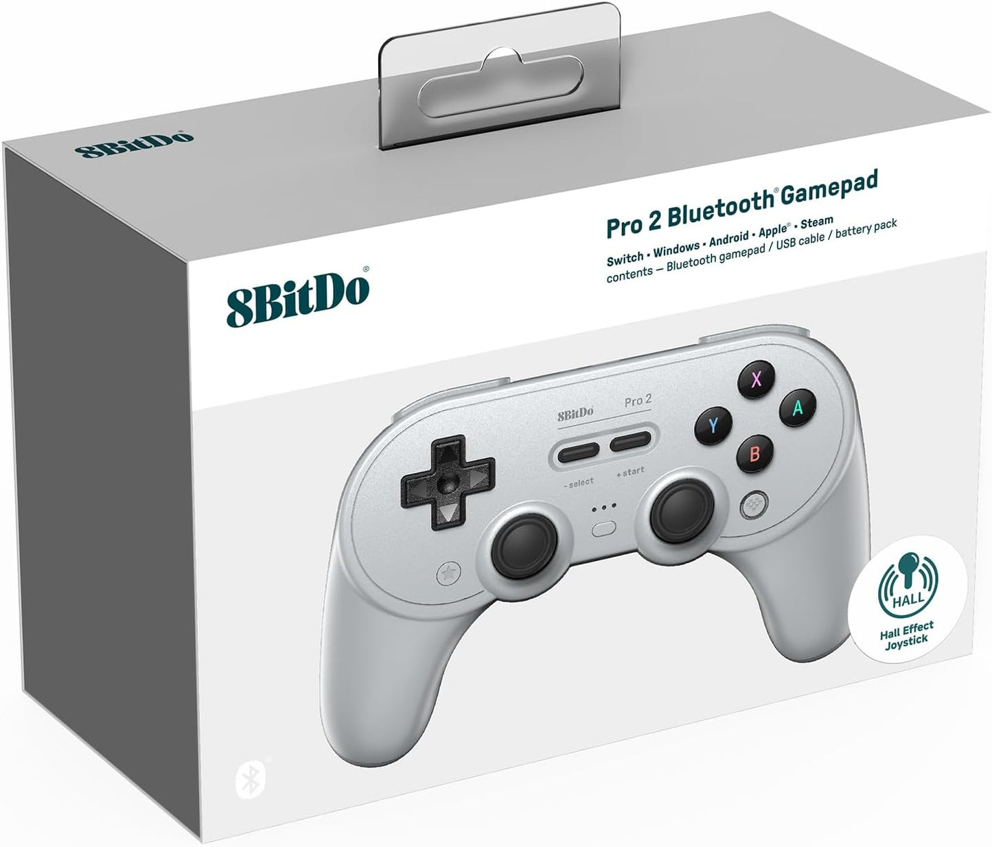 8BitDo Pro 2 Bluetooth Gamepad Hall Effect Joystick For Switch, PC & Android (Nintendo Switch)