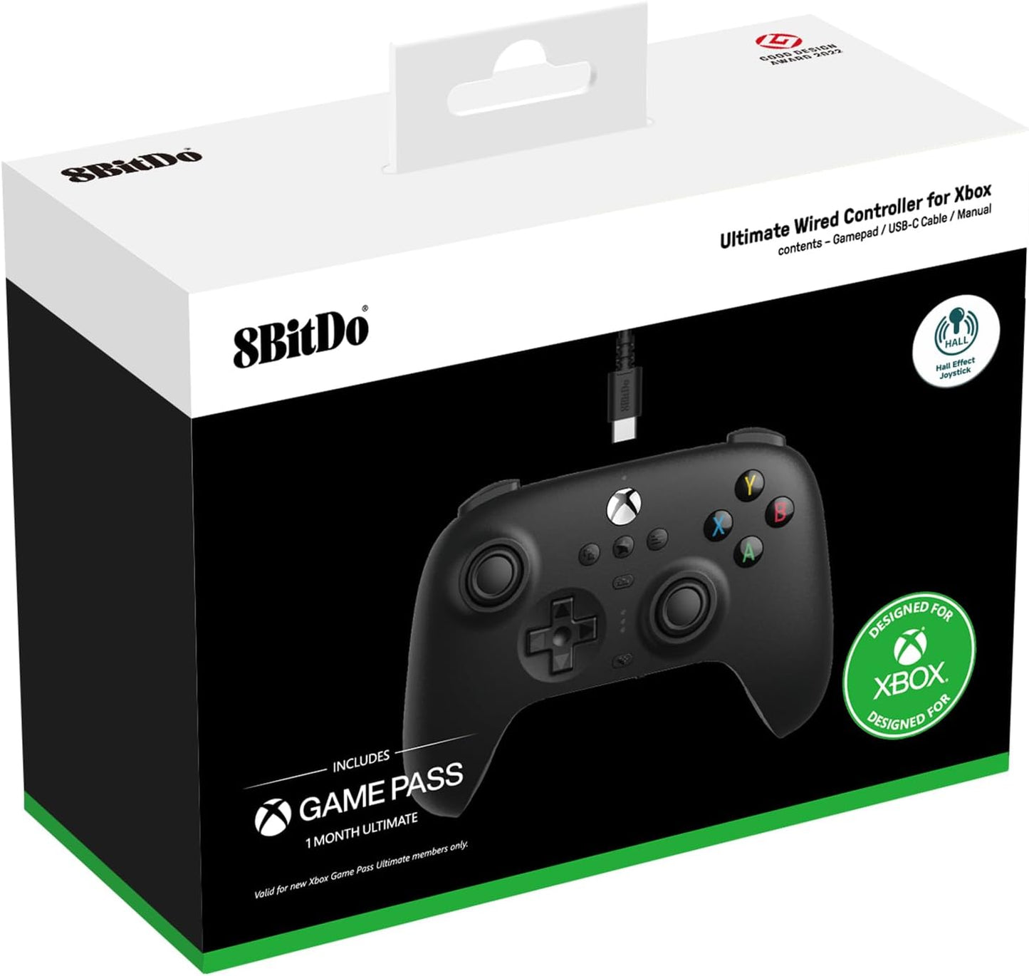 8BitDo Ultimate Wired Controller for Xbox Series X|S - Black
