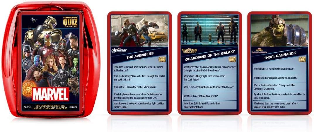 Top Trumps Card Game Quiz - Marvel Cinematic Universe