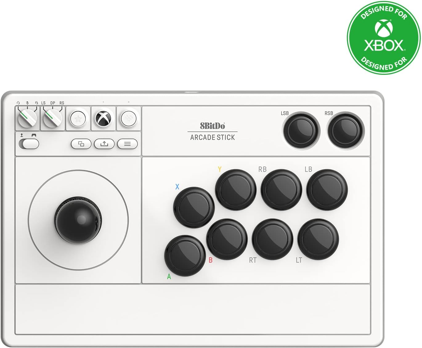 8BitDo Arcade Stick for Xbox & PC (White) (Xbox Series X)