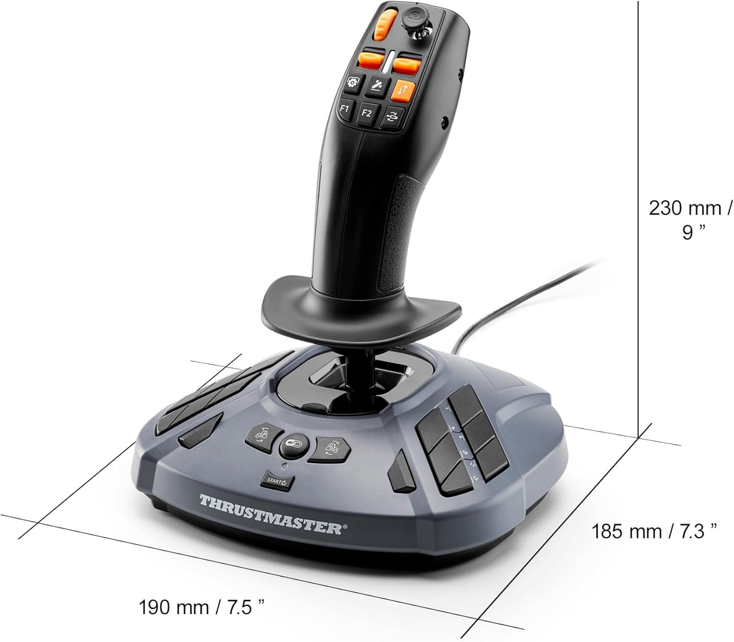 Thrustmaster SimTask FarmStick - High-Precision Farming Simulation Joystick with Programmable Buttons for PC