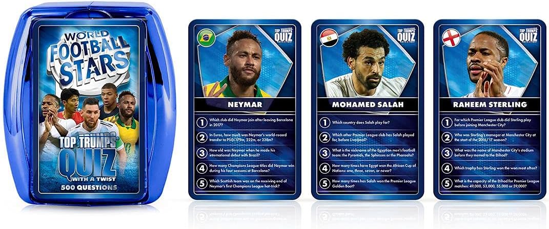 Top Trumps Card Game Quiz - World Football Stars