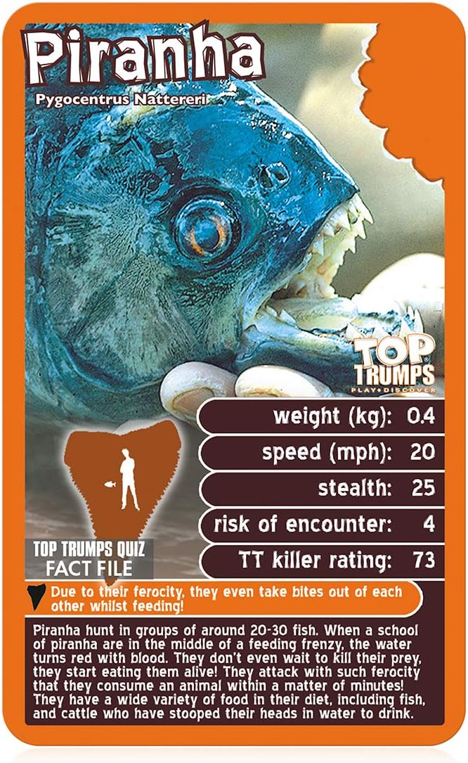 Top Trumps Card Game Classics Predators