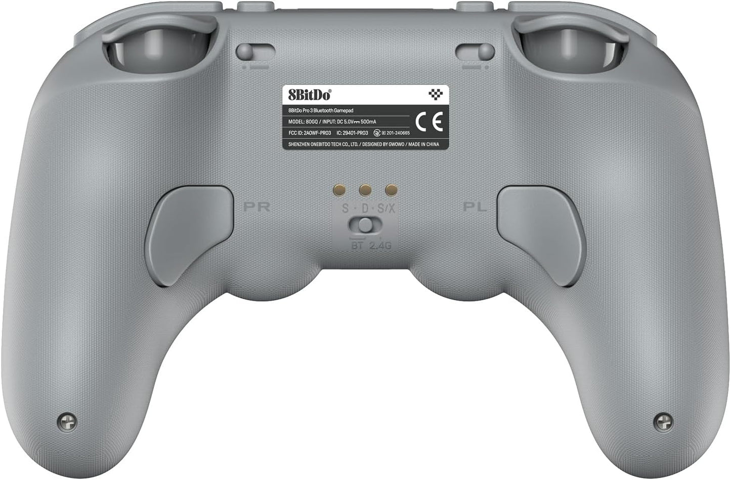 8BitDo Pro 3 Bluetooth Gamepad (Grey) (Compatible With Nintendo Switch 1 & 2  And PC)