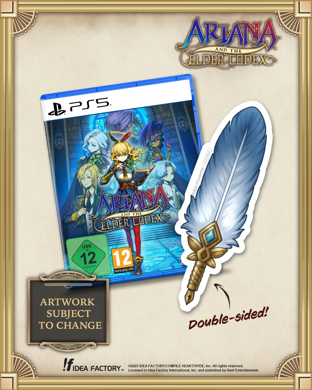 Ariana and the Elder Codex + Bookmark (PS5)