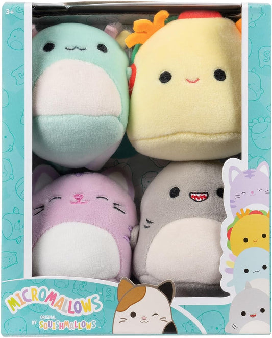 Squishmallows - 4 Pack Plush (Micromallows 2.5 inch Squishmallows 4 Pack) (Plush)