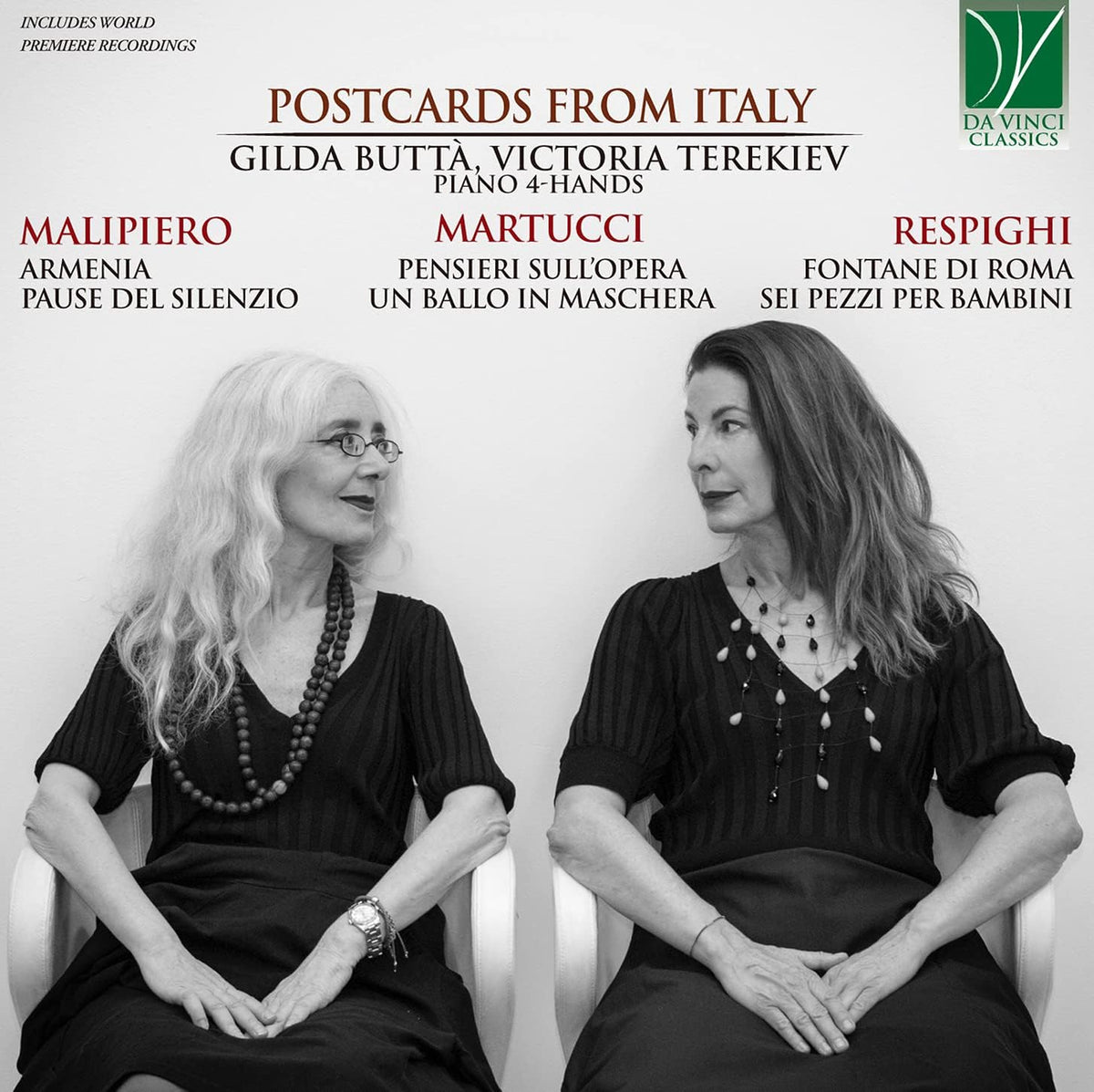 Gilda Butta / Victoria Terekiev - Martucci. Respighi. Malipiero: Postcards From Italy. Italian Music For Piano 4- (CD)