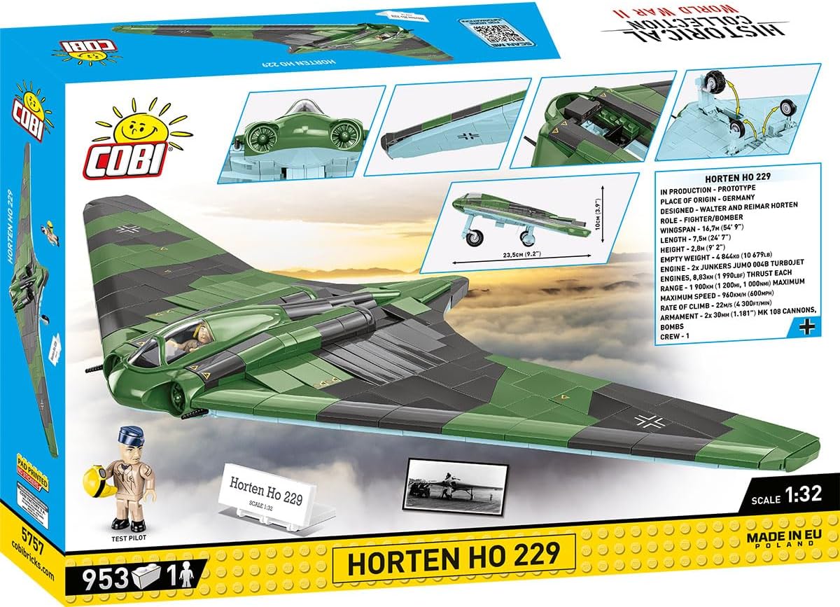 Cobi - World War II - Horten HO 953 pcs