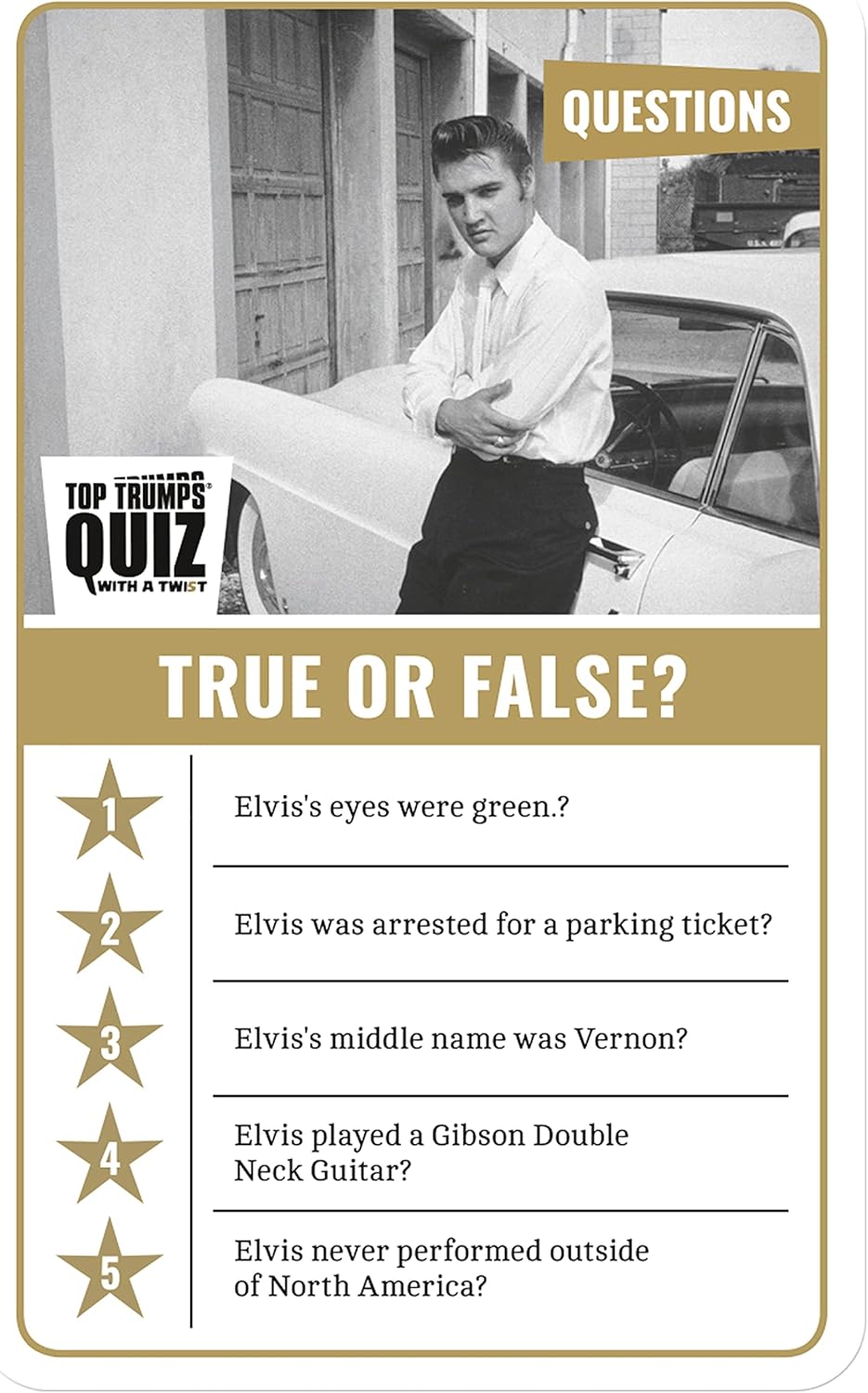 Elvis - Elvis Top Trumps Quiz (Deck Card Games)