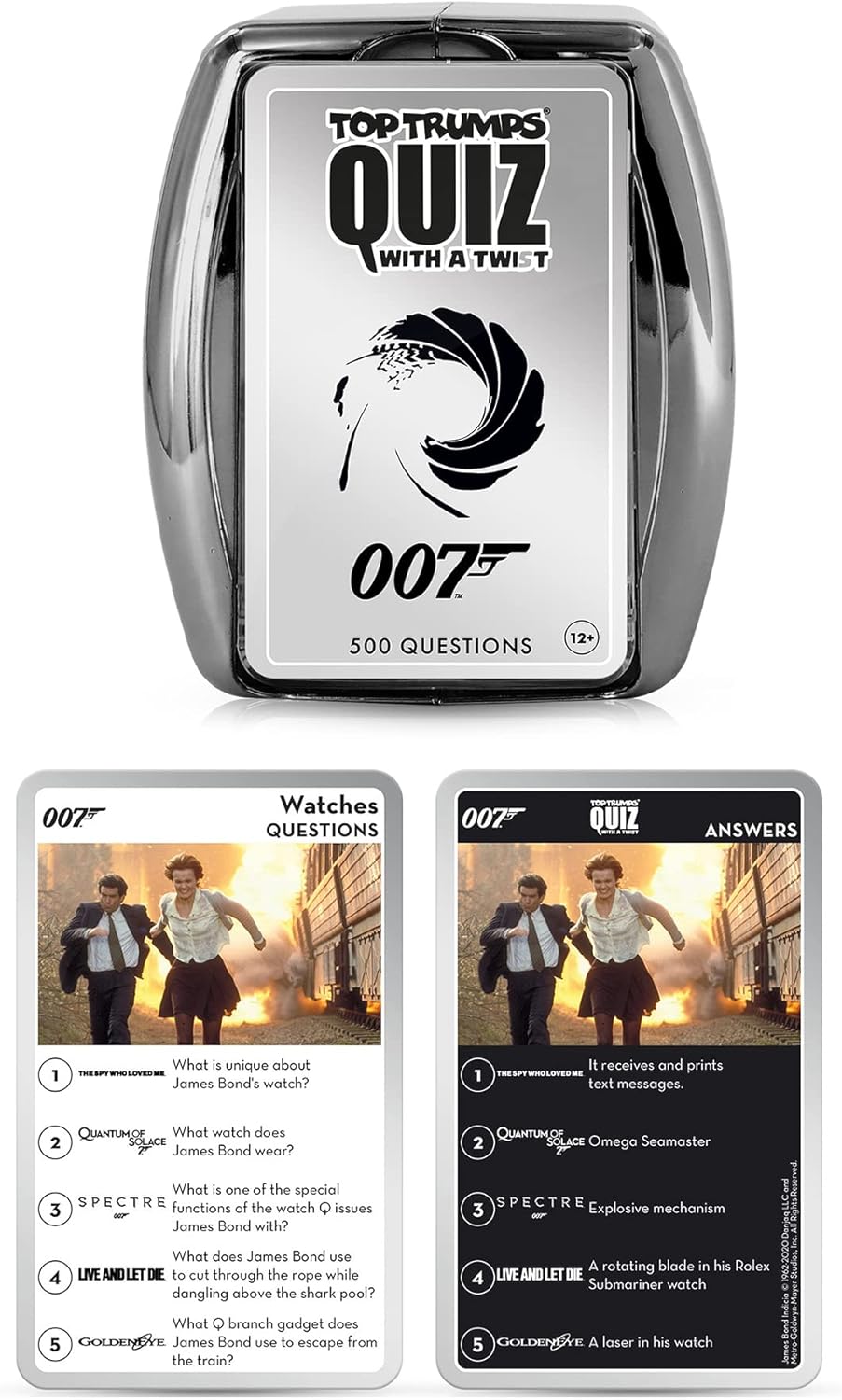 Top Trumps Card Game Quiz James Bond 007