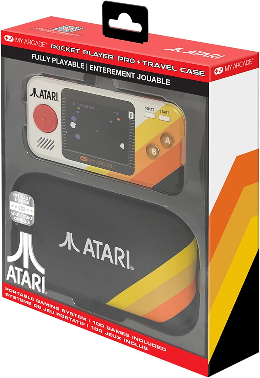 My Arcade Atari Pocket Player Pro + Travel Case (Retro)