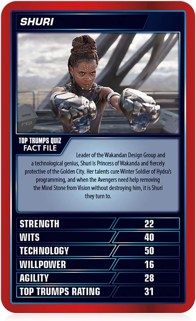 Top Trumps Card Game Specials Marvel Cinematic