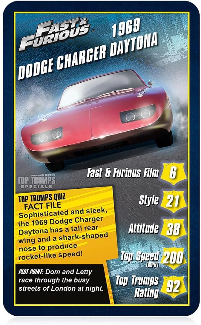 Top Trumps Card Game Specials Fast & Furious