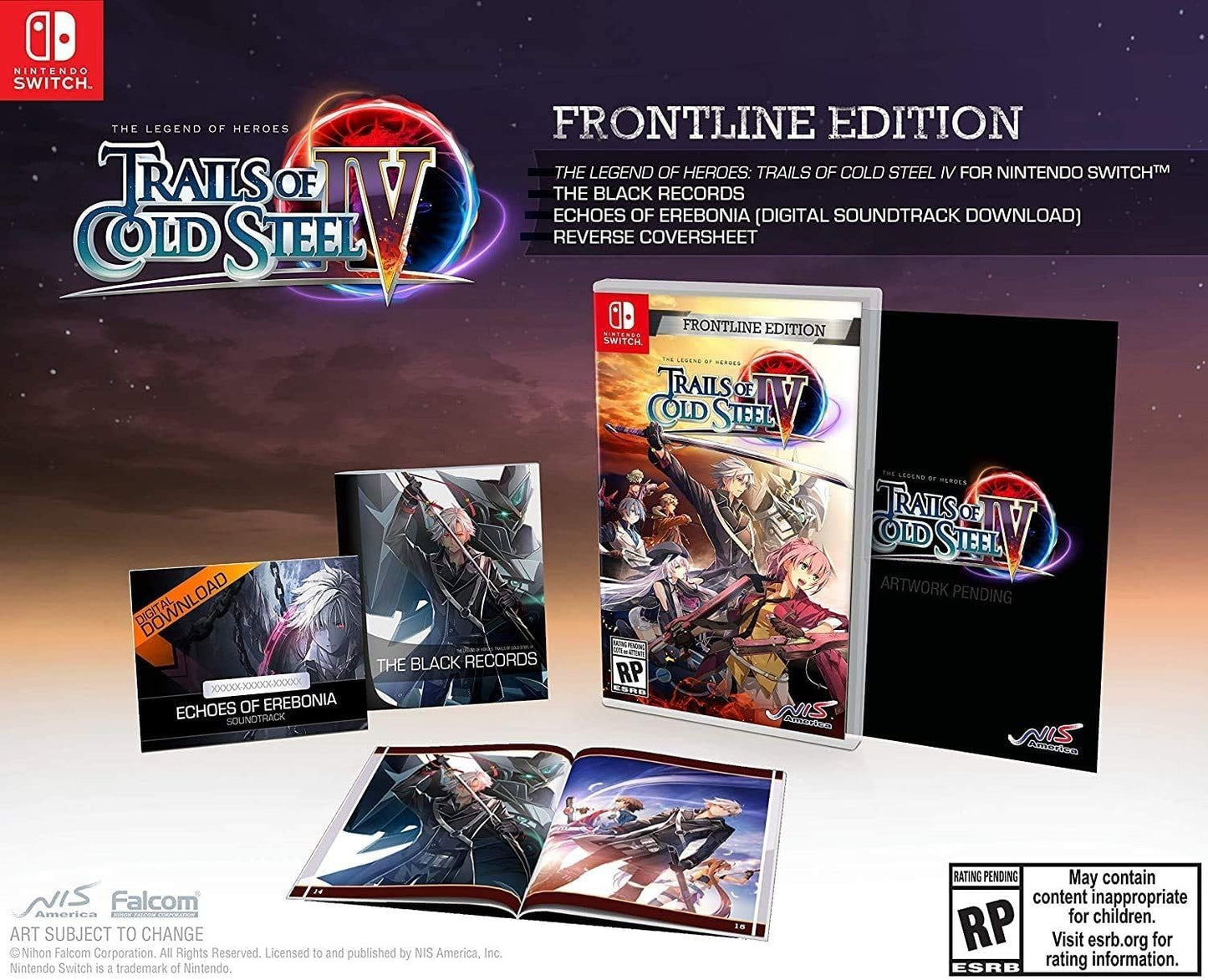 The Legend of Heroes: Trails of Cold Steel IV (Frontline Edition) (Nintendo Switch)