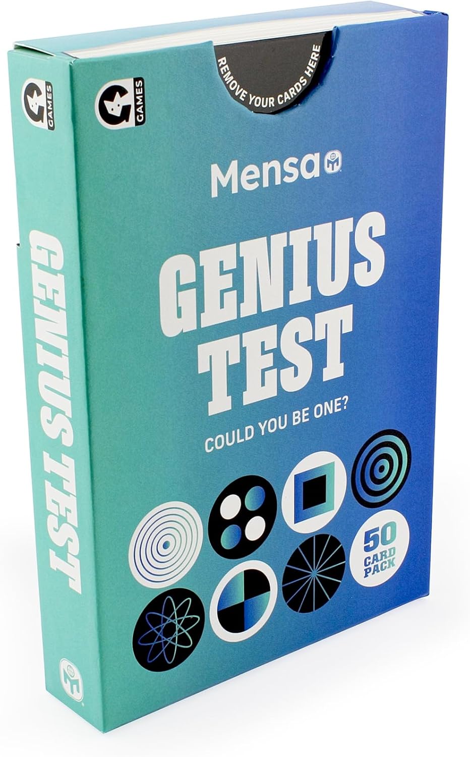 Ginger Fox - Mensa Brain Teasers Genius Test Card Game (Board Games)
