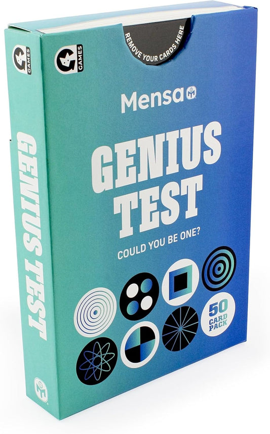 Ginger Fox - Mensa Brain Teasers Genius Test Card Game (Board Games)
