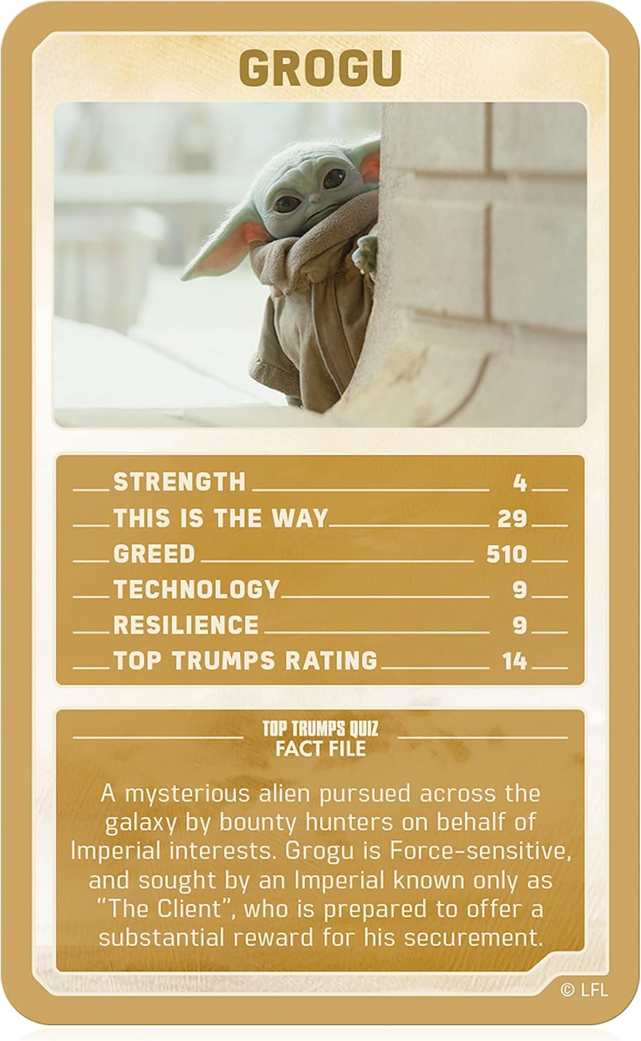 Top Trumps Card Game Mandalorian Limited Edition