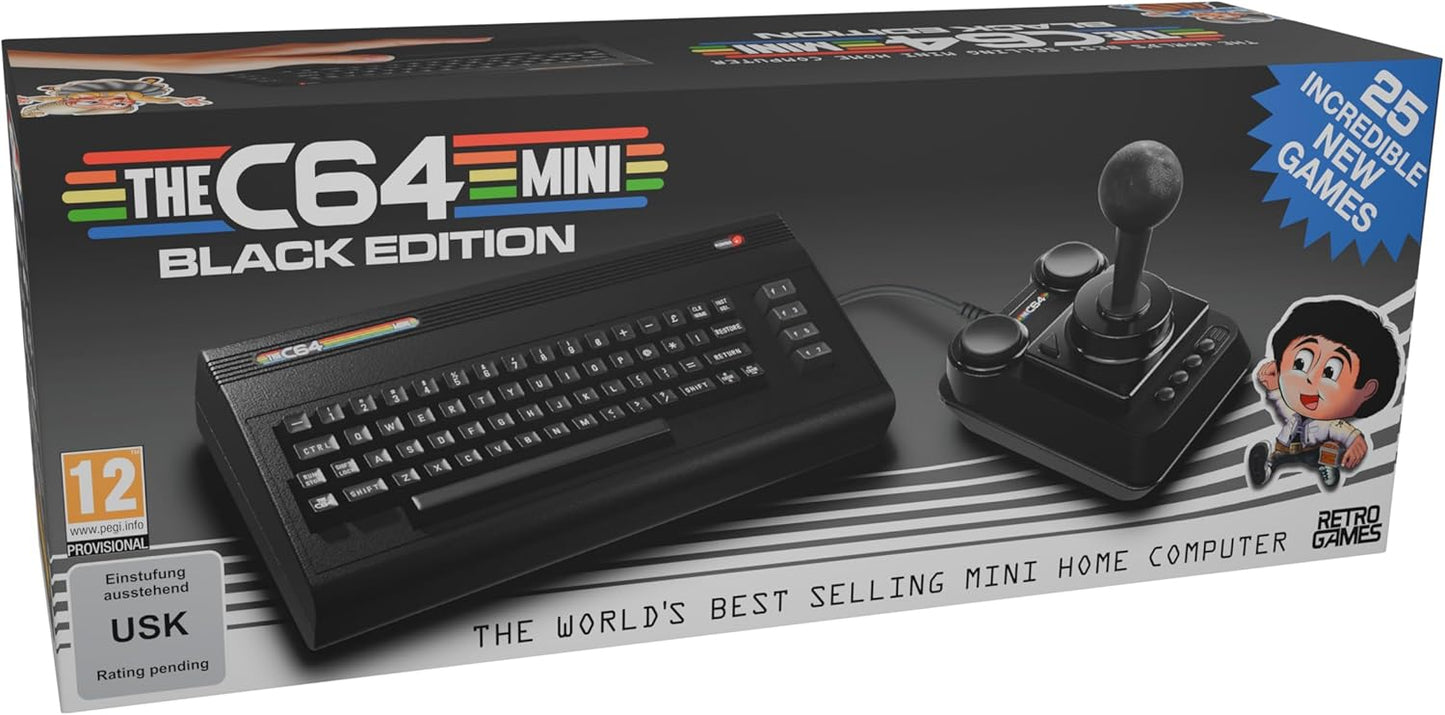 THEC64 (Commodore 64) Mini Console - Black Edition (UK) (Retro)