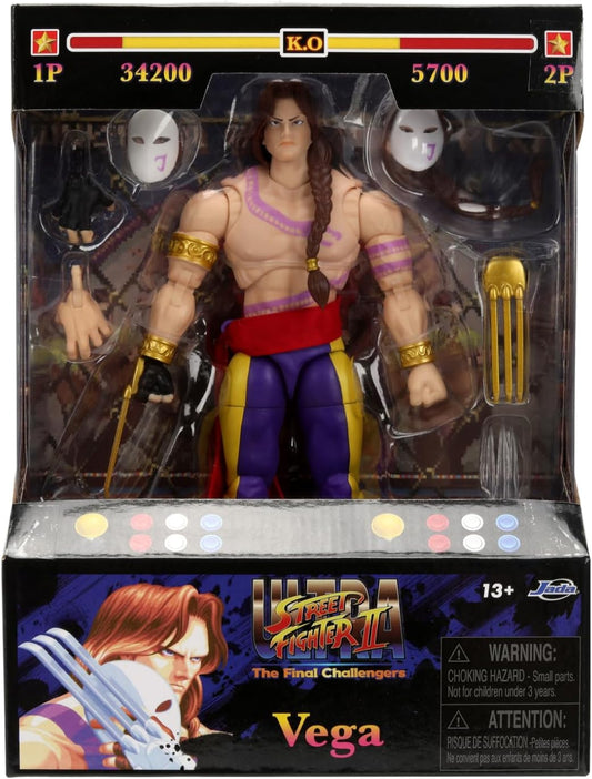Jada - Street Fighter Vega 6" Deluxe Collector Figure (Toys)