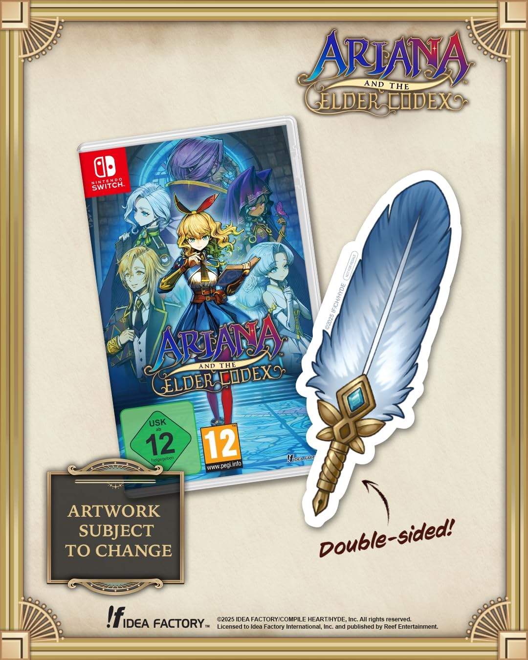 Ariana and the Elder Codex + Bookmark (Nintendo Switch)