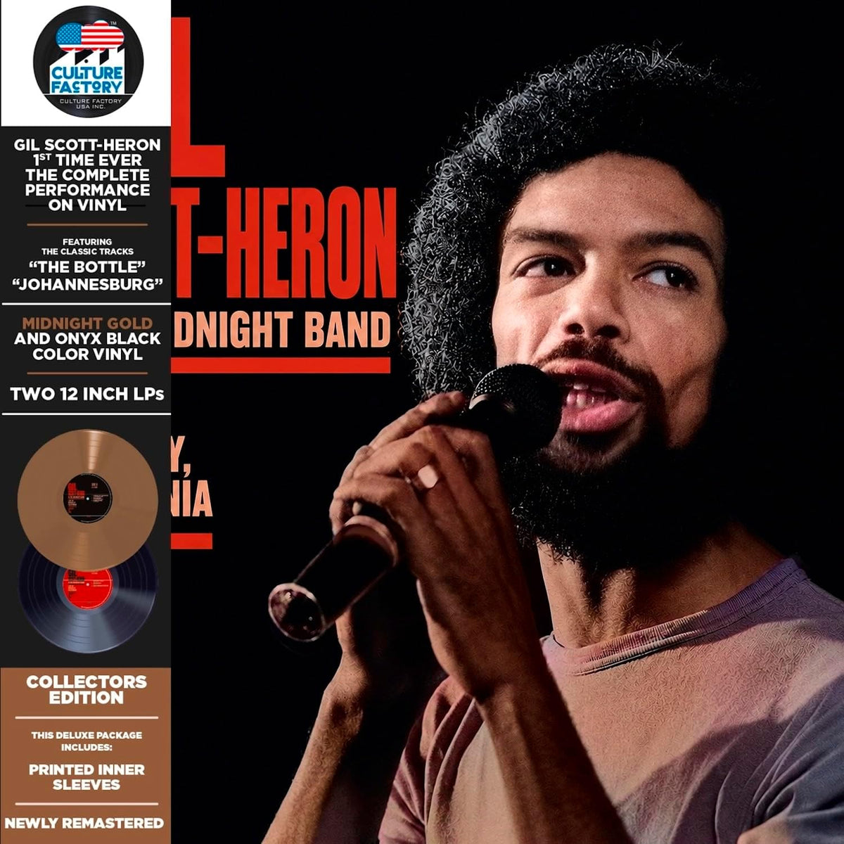 Gil Scott-Heron & The Midnight Band - Live At Berkeley. California - January 16. 1978 (Gold/Black Vinyl) (Vinyl)