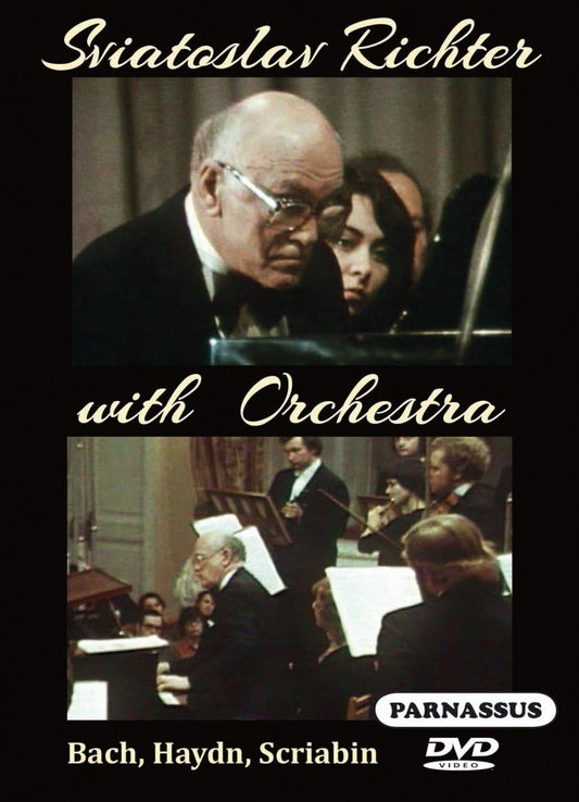 Sviatoslav Richter In Moscow - Richter With Orchestra: Bach Concertos. Haydn Sonata. Scriabin Poem (DVD)