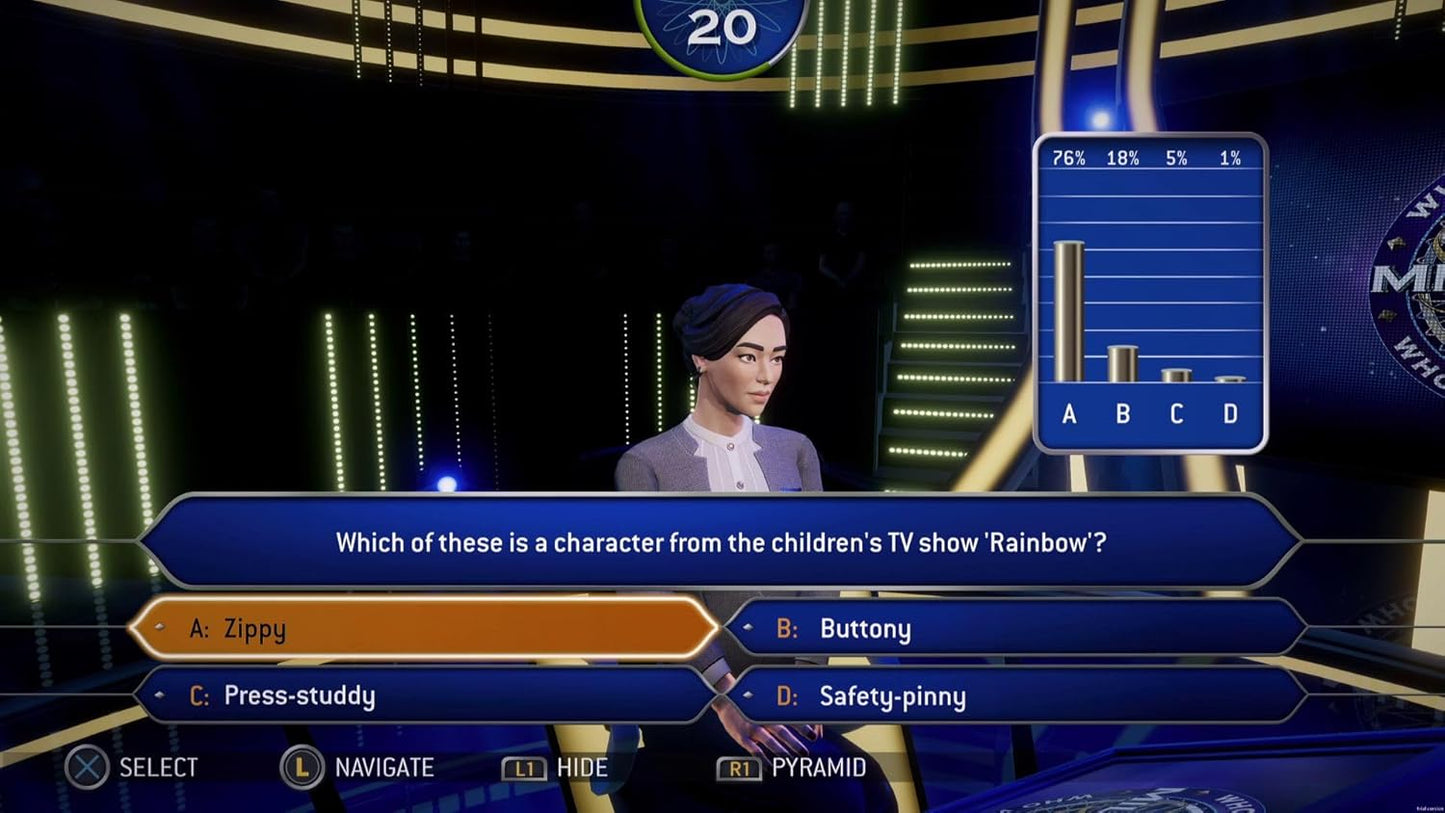 Who Wants to be a Millionaire - Final Answer Edition (PS5)