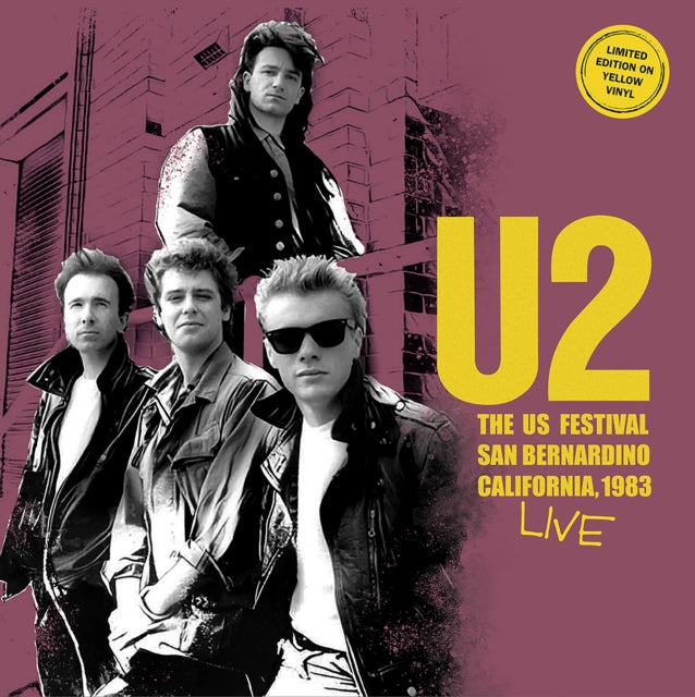 U2 - San Bernardino California. 1983 - Live Radio Broadcast (Yellow Vinyl) (Vinyl)