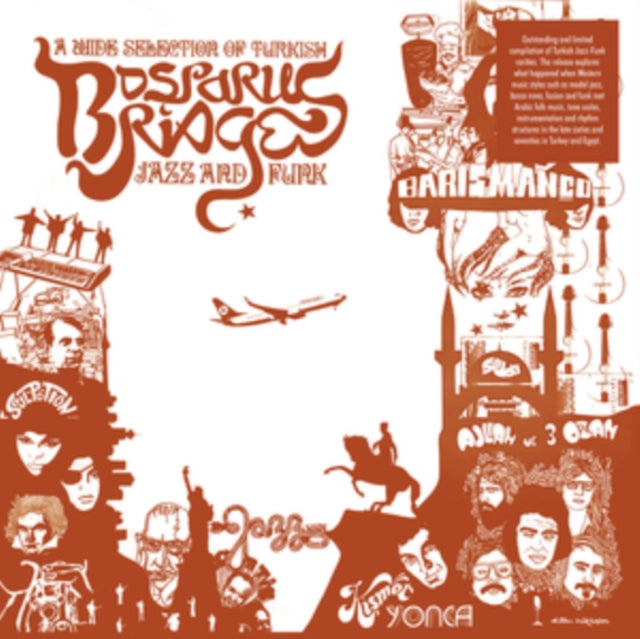 Various Artists - Bosporus Bridges - A Wide Selection Of Turkish Jazz And Funk 196 (Vinyl)