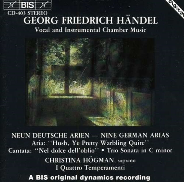 Hogman.Christina - Nine German Arias (I Quattro Temperamenti. Bergman. Hogman) (CD)