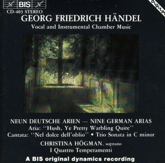 Hogman.Christina - Nine German Arias (I Quattro Temperamenti. Bergman. Hogman) (CD)