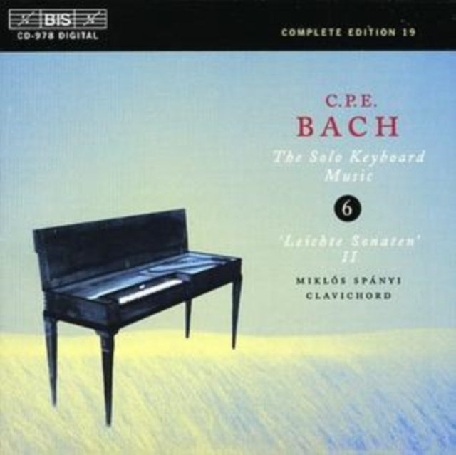 Miklos Spanyi - C P E Bachsolo Keyboard Music Vol 6 (CD)