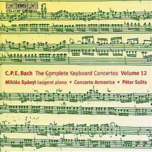 Spanyi / Concerto Armonico / Szuts - Cpe Bach / Cpt Keyboard Concs - Vol. 12 (CD)