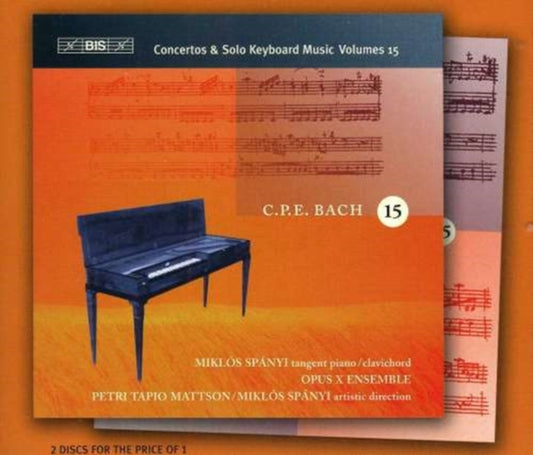 Opus X Ensspanyi - Cpe Bachconcertos Solo Keyboard 15 (CD)