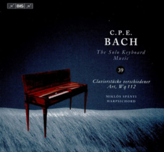 Miklos Spanyi - Carl Philipp Emanuel Bach: The Solo Keyboard Music. Vol. 39 (CD)