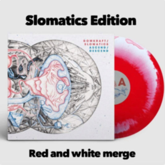 Domkraft / Slomatics - Ascend / Descend (Red/White Vinyl) (Vinyl)