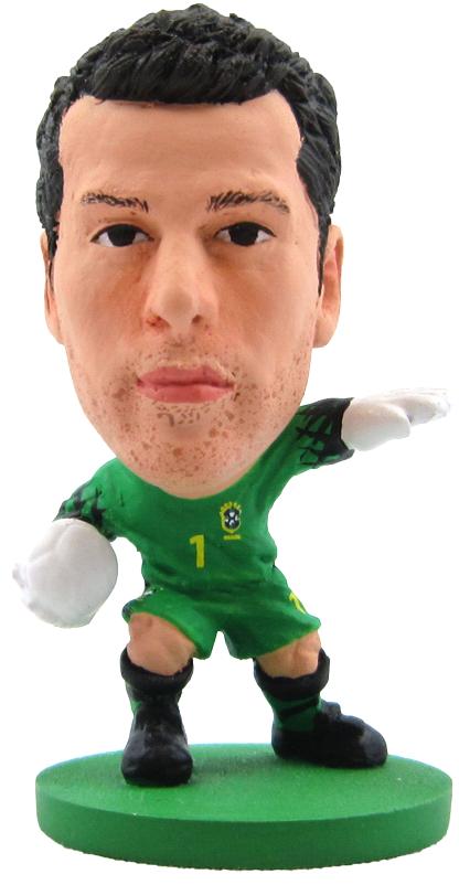 SoccerStarz - Brazil Julio Cesar - Home Kit (Figure)