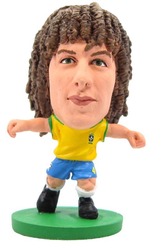 SoccerStarz - Brazil David Luiz - Home Kit (Figure)