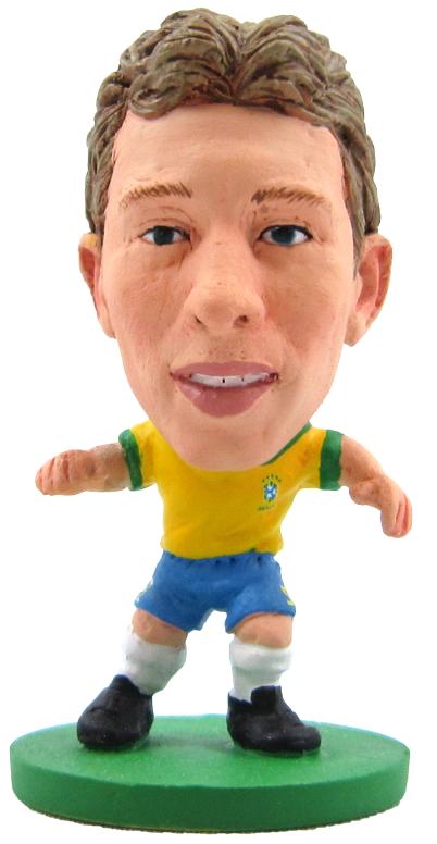 SoccerStarz - Brazil Lucas Leiva - Home Kit (Figure)