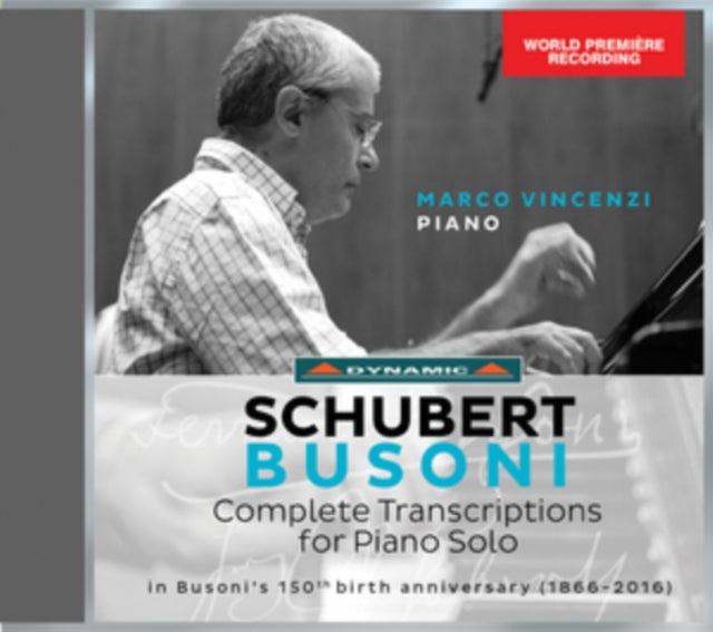 Marco Vincenzi - Schubert / Busoni / Complete Transcriptions (CD)