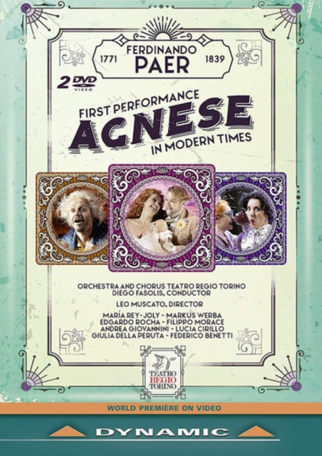 Teatro Regio Torino / Fasolis - Ferdinando Paer: Agnese (Dramma Semiserio In Two Acts) (DVD)