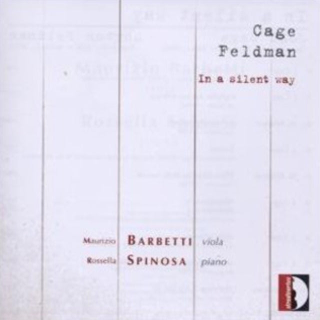 Barbetti / Spinosa - Cage / Feldmanin A Silent Way (CD)