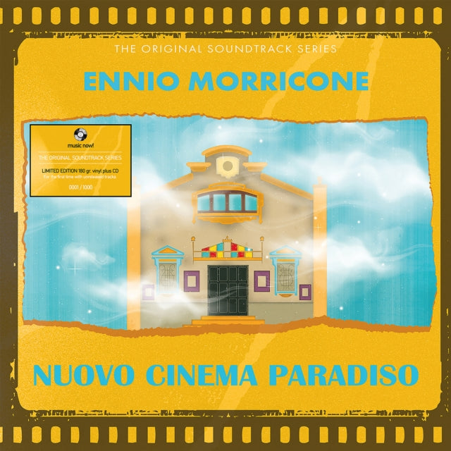 Ennio Morricone - Nuovo Cinema Paradiso - Original Soundtrack (Numbered Edition) (Transparent Yellow Vinyl) (Vinyl + CD)