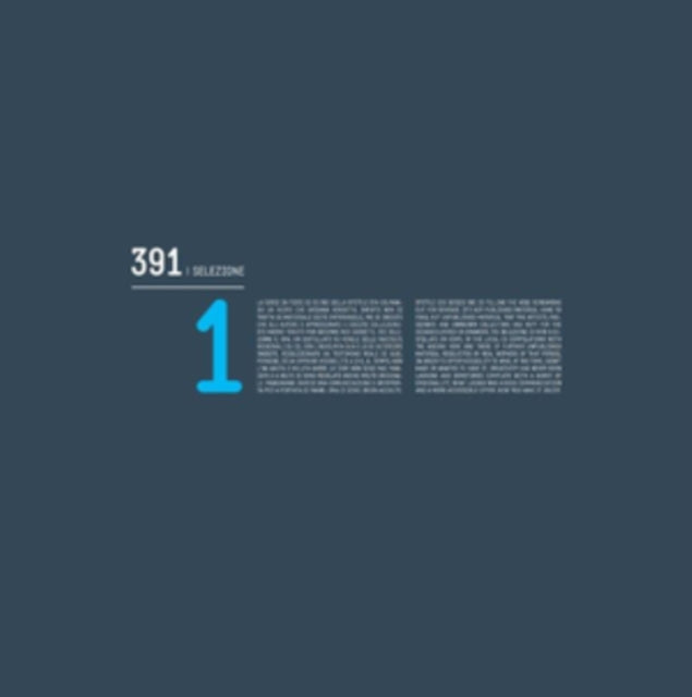 Various Artists - 391 / Selezione 1 (Vinyl)