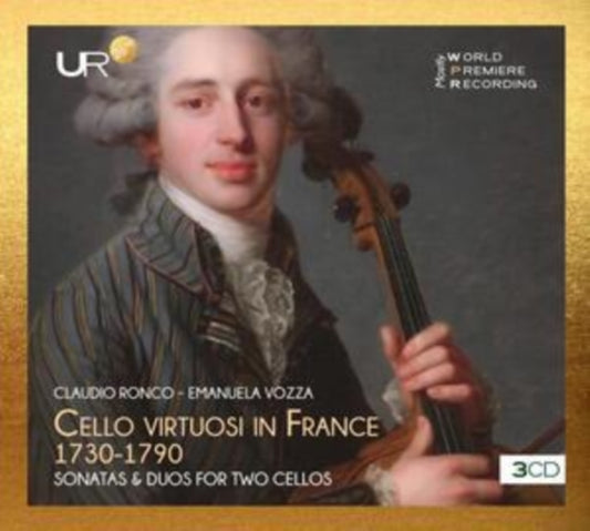Claudio Ronco / Emanuela Vozza - Cello Viruosi In France 1730-1790 - Sonatas And Duos For Two Cellos (CD)