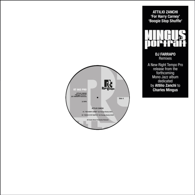 Attilio Zanchi - Mingus Portrait (DJ Farrapo Remixes) (12 inch Vinyl)