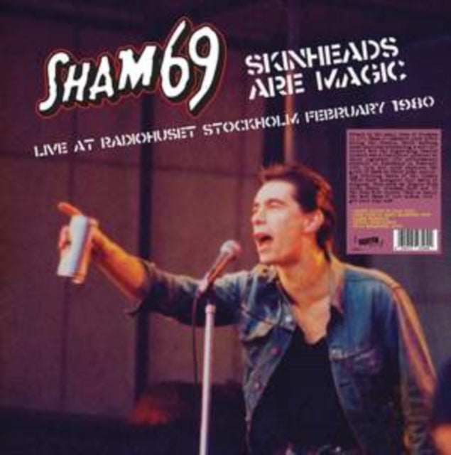 Sham 69 - Skinheads Are Magic - Live In Stockholm 02/02/1980 (Red Marbled Vinyl) (Vinyl)