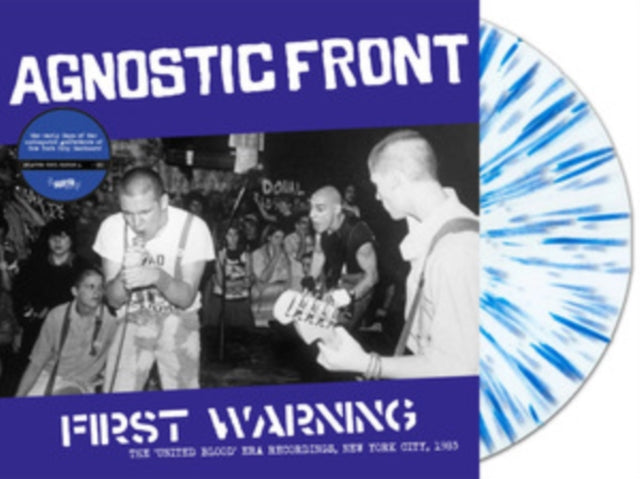 Agnostic Front - The United Blood-Era Recordings. New York City. 1983 (White/Blue Splatter Vinyl) (Vinyl)