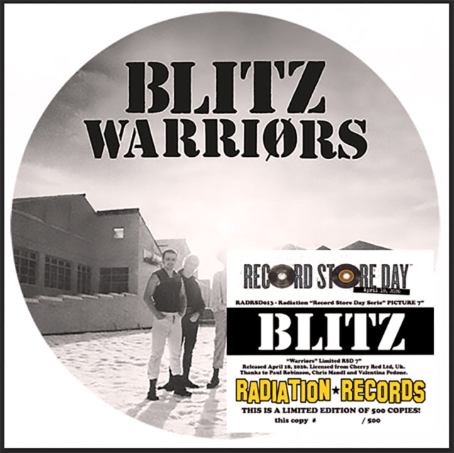 Blitz - Warriors/Youth (Limited Edition) (Picture Disc) (Vinyl Single)