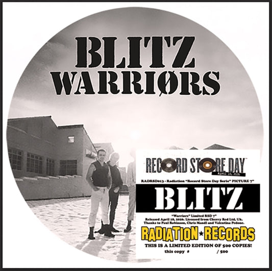 Blitz - Warriors/Youth (Limited Edition) (Picture Disc) (Vinyl Single)